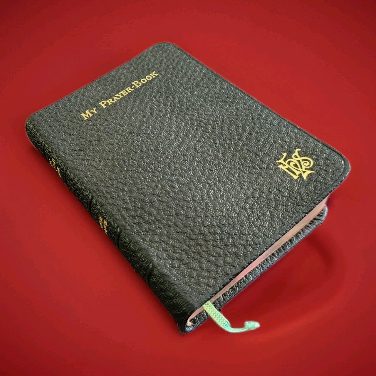 Vintage 1953 My Prayer Book Father Lasance Happiness In Goodness Leather 5.5×4”