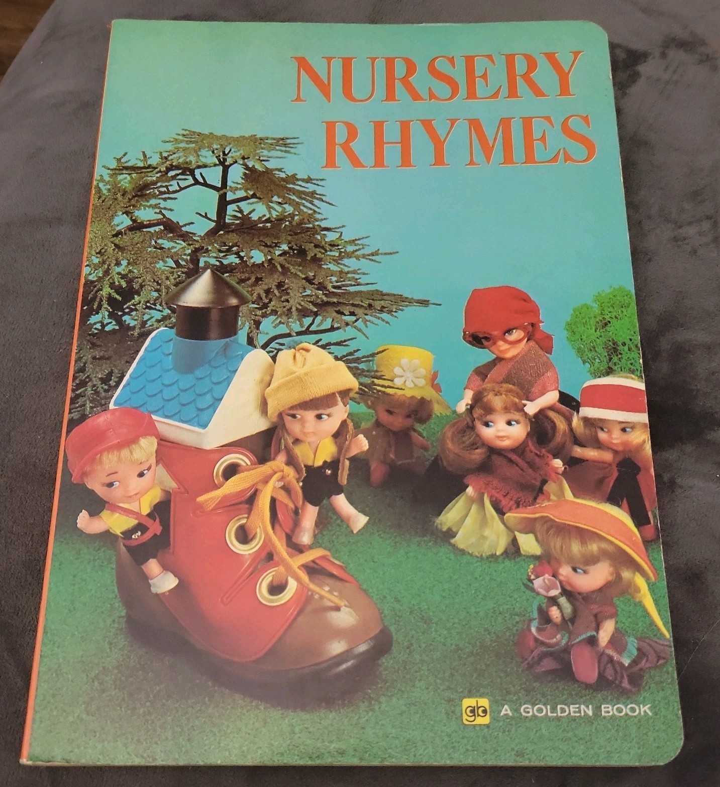 Nursery Rhymes Golden Book #11257 1970s Board Book