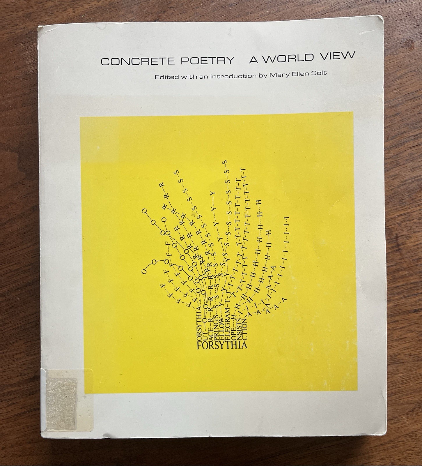 Concrete Poetry: A World View – Mary Solt (1970) 3rd Pressing – FAIR