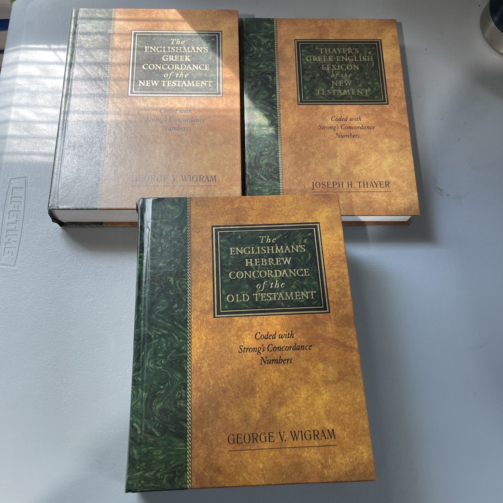 2003 GREEK & HEBREW HELPS. Englishman’s Hebrew & Greek Concordance Set HC VG