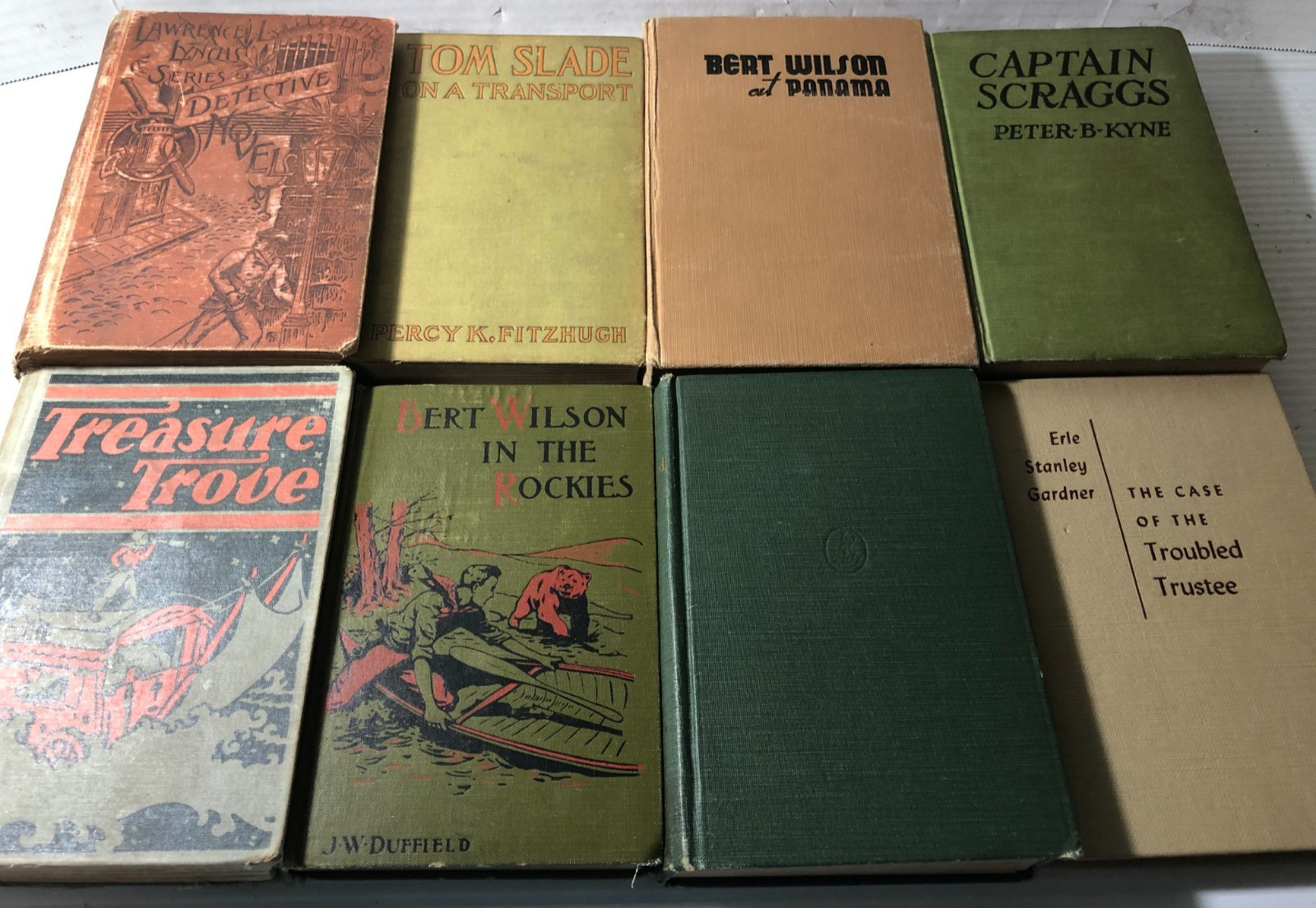 b Vintage JUVENILE FICTION Lot of 8 Hardcovers Mixed Authors Dates 1887-1965