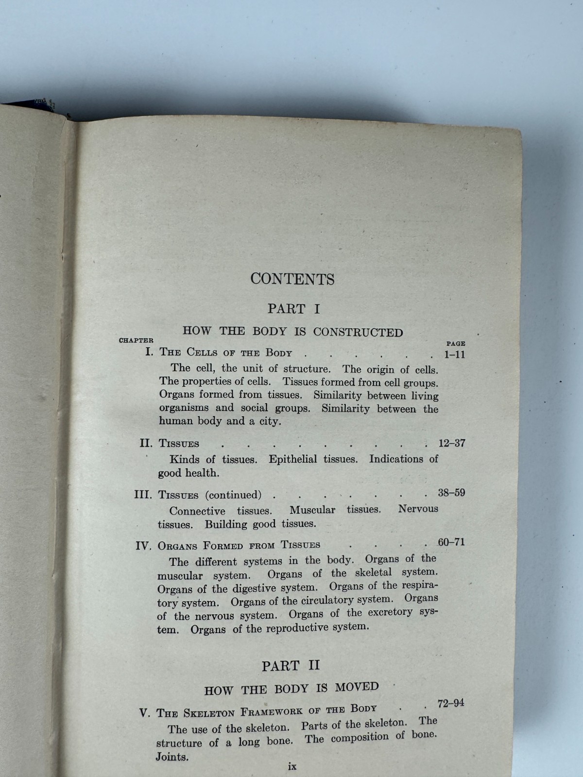 1919 Physiology Vintage Medical Textbook Health Science Hardcover Illustrated