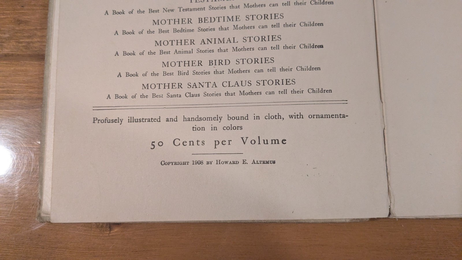 MOTHER FAIRY-TALES (1908 Altemus) HC 1st Illust’d. | Antique Cinderella Aladdin