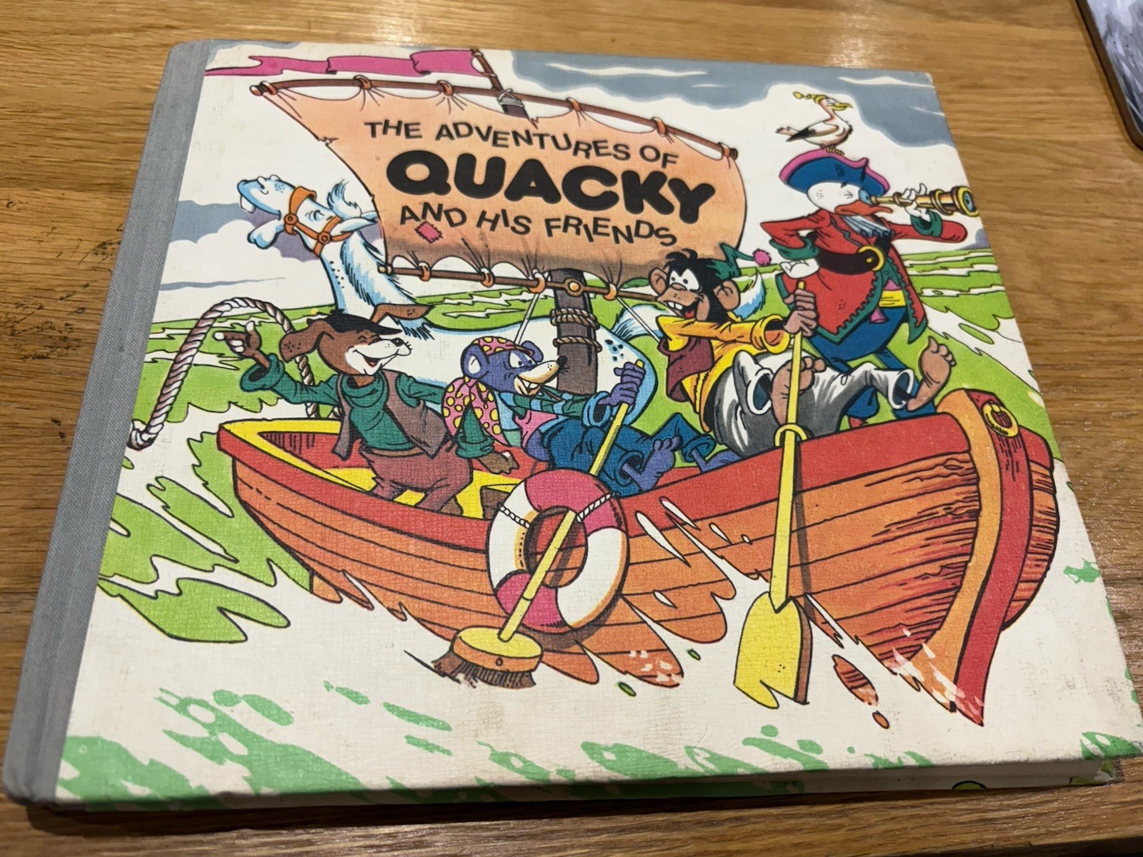 The Adventures Of Quacky And His Friends Vintage Childrens Book (1978) Romanian