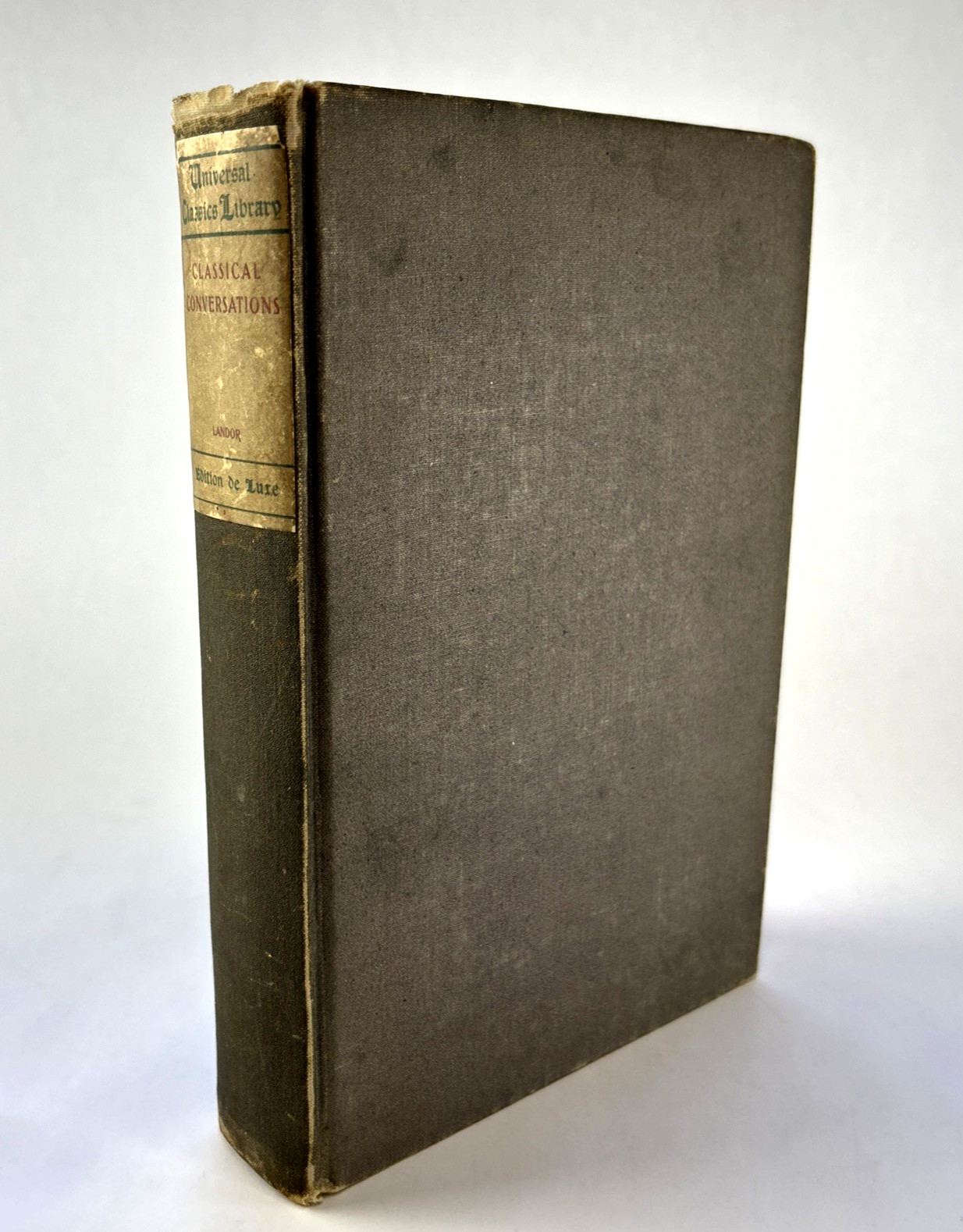 Classical Imaginary Conversations Walter Savage Landor 1901 Illustrated – Uncut