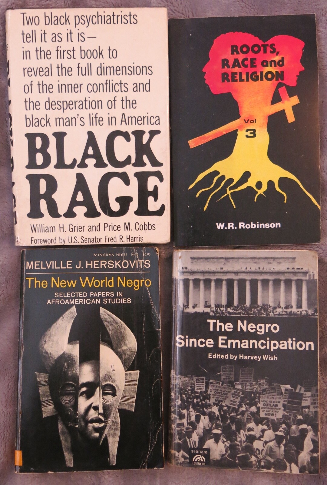 4 Books about Afro-American Culture. Civil Rights, Roots, Religion and More