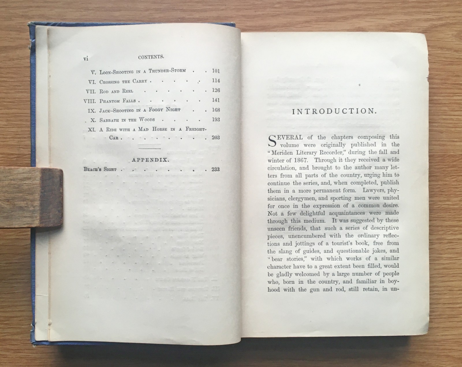 William Henry Harrison Murray, Adventures In The Wilderness, 1st Ed, 1869