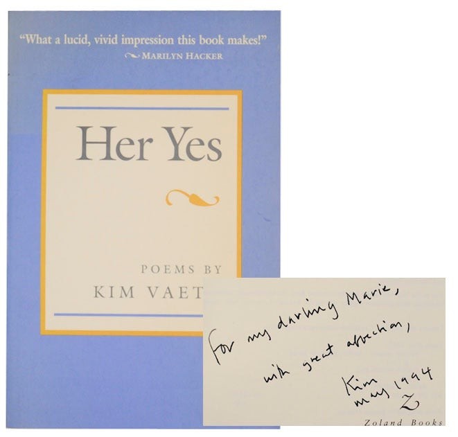 Kim VAETH / HER YES Signed First Edition 1994 #170152