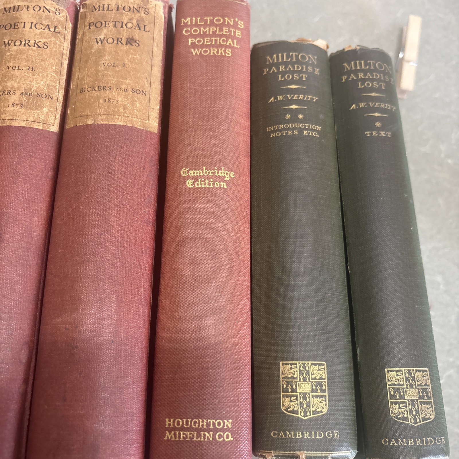 John Milton’s Antique Book Lot