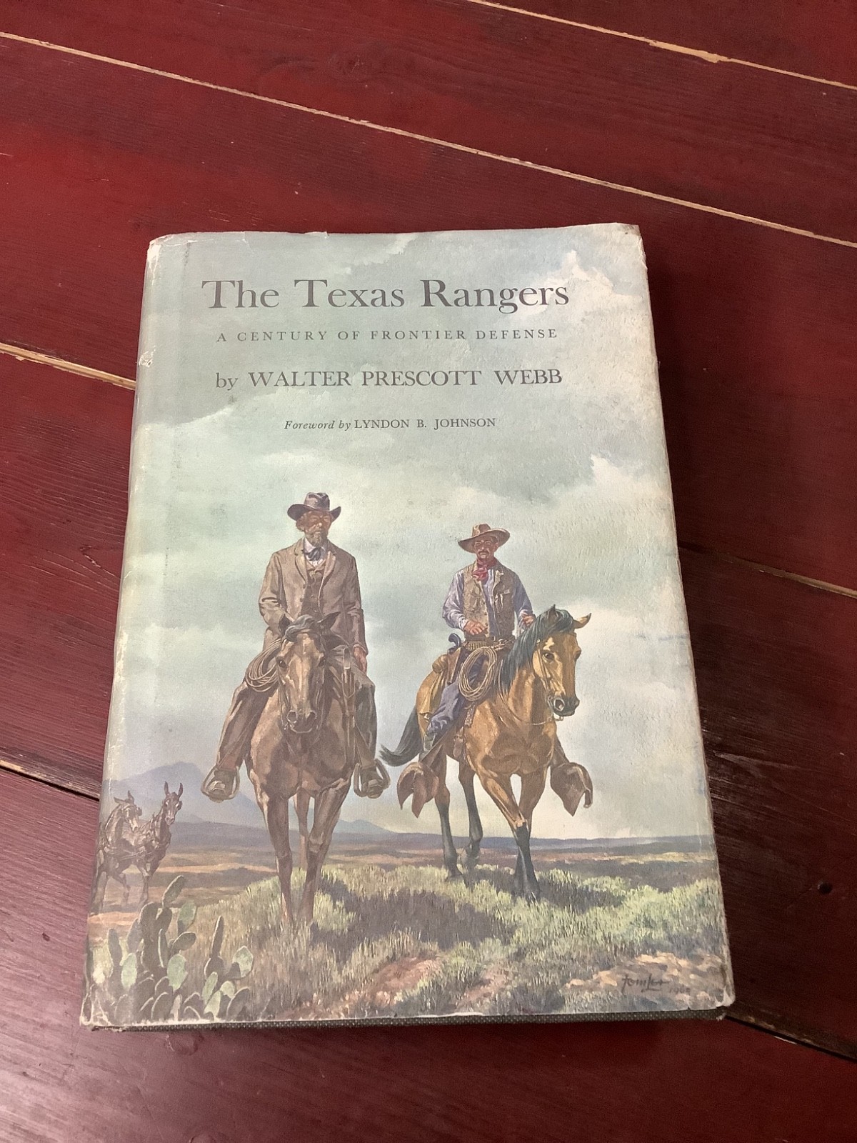 The Texas Rangers. Webb. 1991 HCDJ, Illustrated
