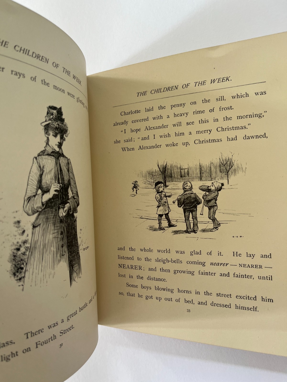 1886 CHILDREN OF THE WEEK ~ William Theodore Peters, Clinton Peters, illustrated