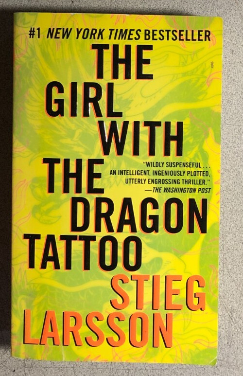 THE GIRL WITH THE DRAGON TATTOO by Stieg Larsson (2008) Vintage Crime paperback