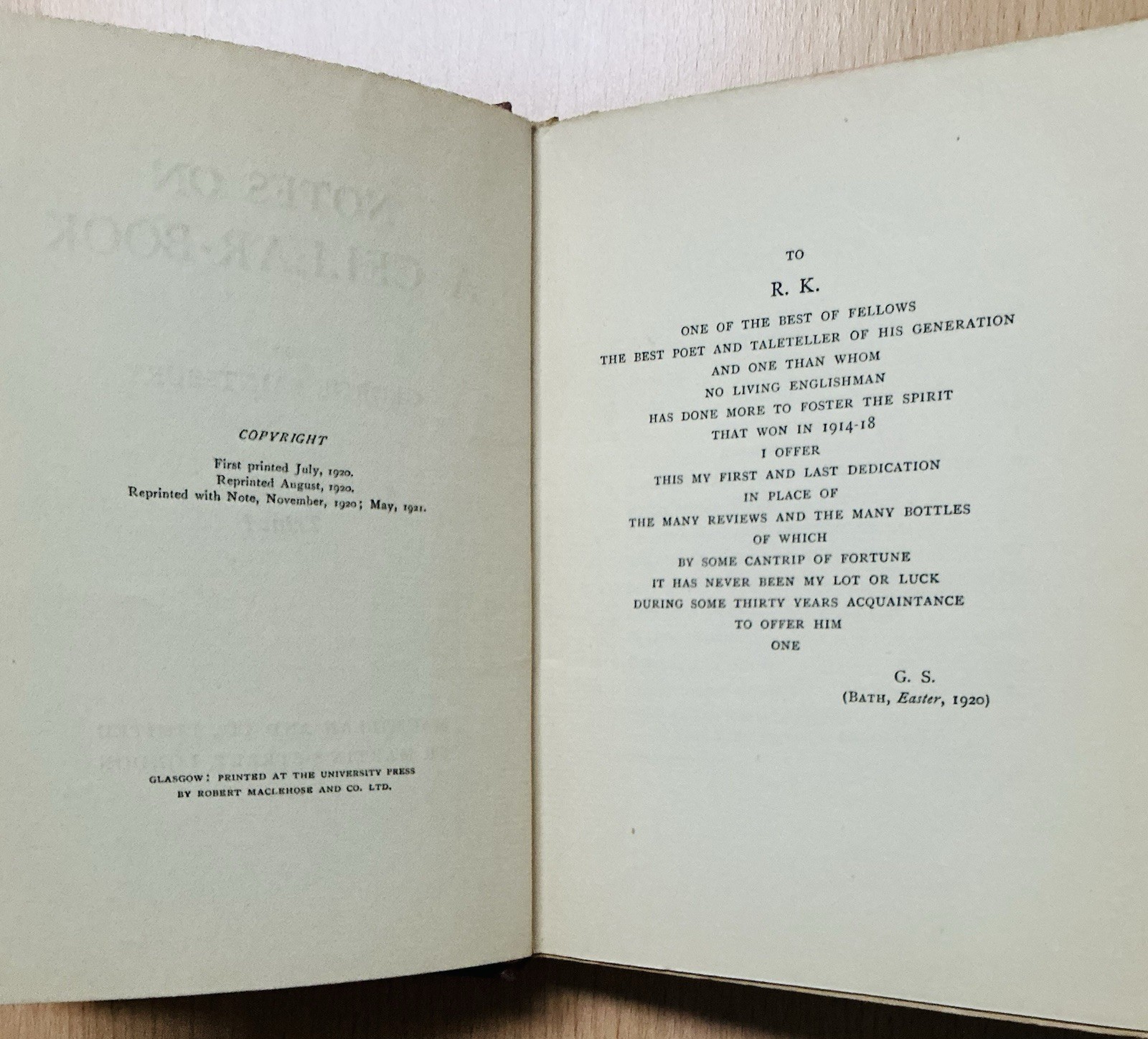 The Scots Cellar 1956 Notes On A Cellar Book 1921 Wine & Wine Trade 1934 RARE HC