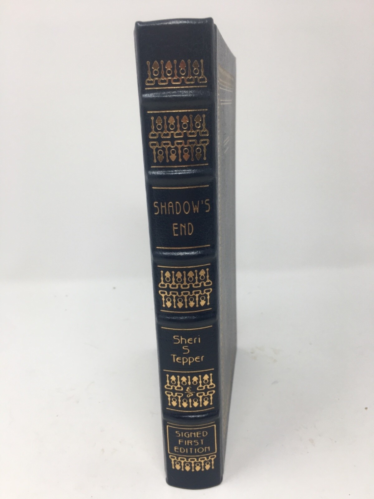 MINT TRIPLE SIGNED Easton Press Shadow’s End By Sheri S Tepper, Sci Fi