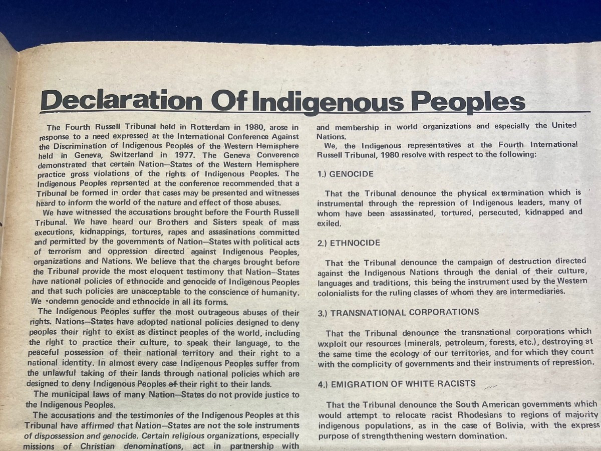 Akwesasne Notes Leonard Peltier Mohawk Native American Indian News Revolution