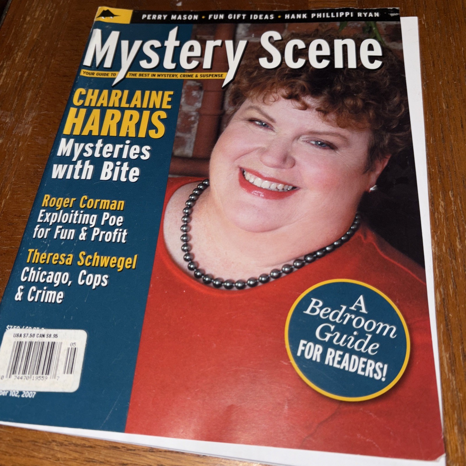 VTG Mystery Scene 2007: Charlaine Harris Southern Vampire Mysteries True Blood