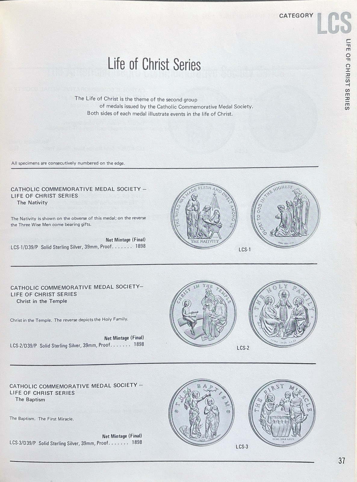 Numismatic Issues of Franklin Mint 1969 Edition (1965-1968) Catalog Price Guide