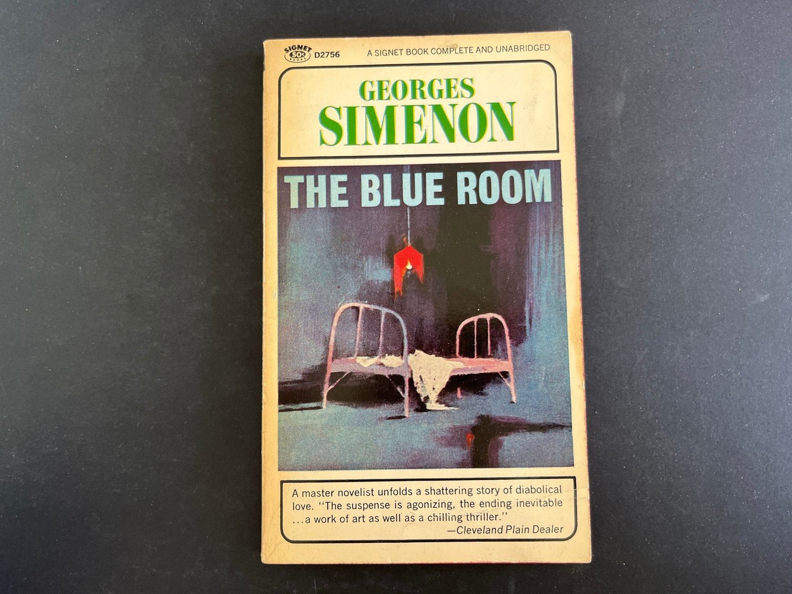 1965 The Blue Room by Georges Simenon Mass Market Paperback Signet Book