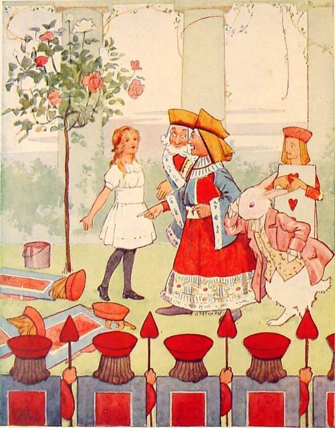 1919 color ALICE IN WONDERLAND Alice’s MARGARET TARRANT Adventures LEWIS CARROLL