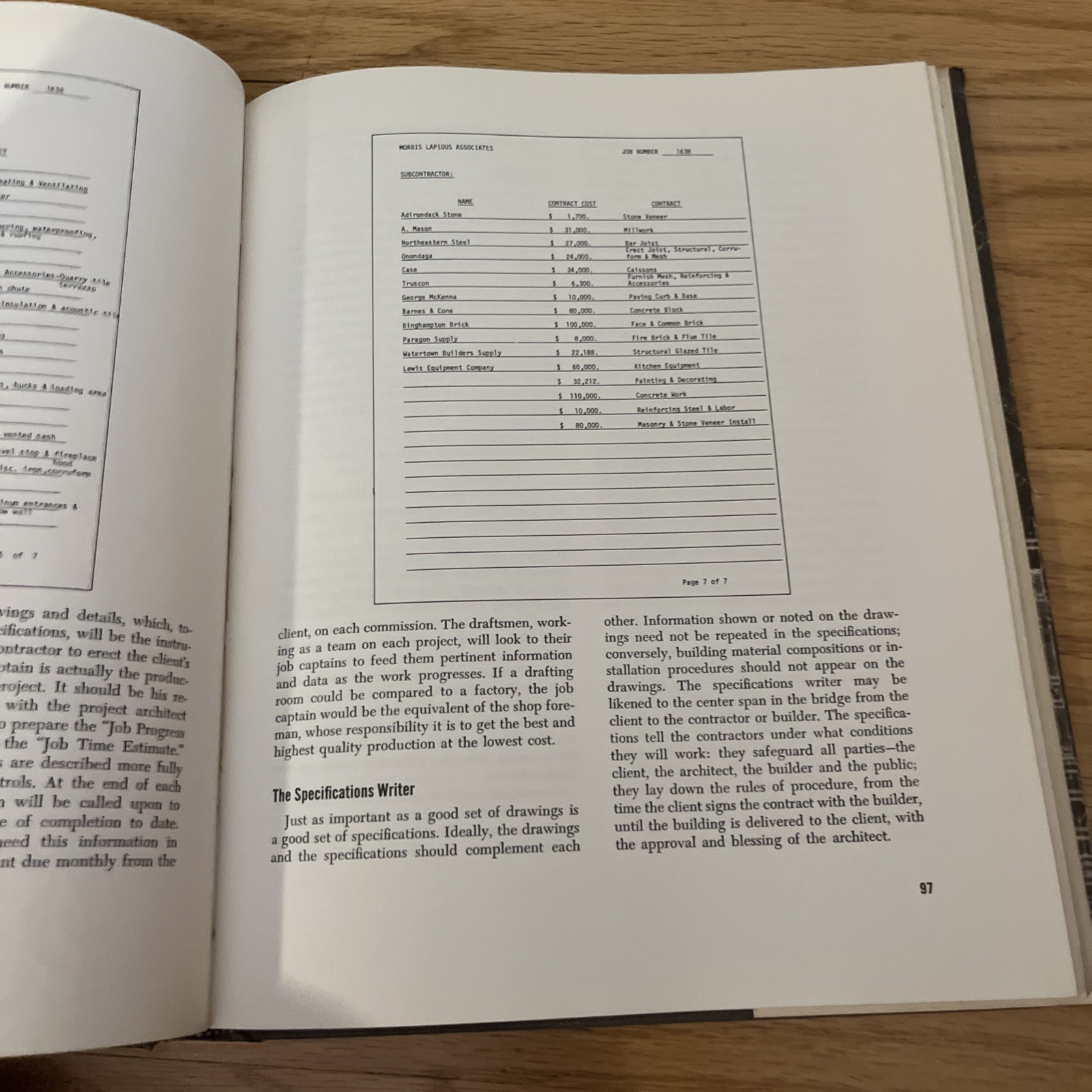 ARCHITECTURE: A PROFESSION AND A BUSINESS By Morris Lapidus Hardcover Book 1967