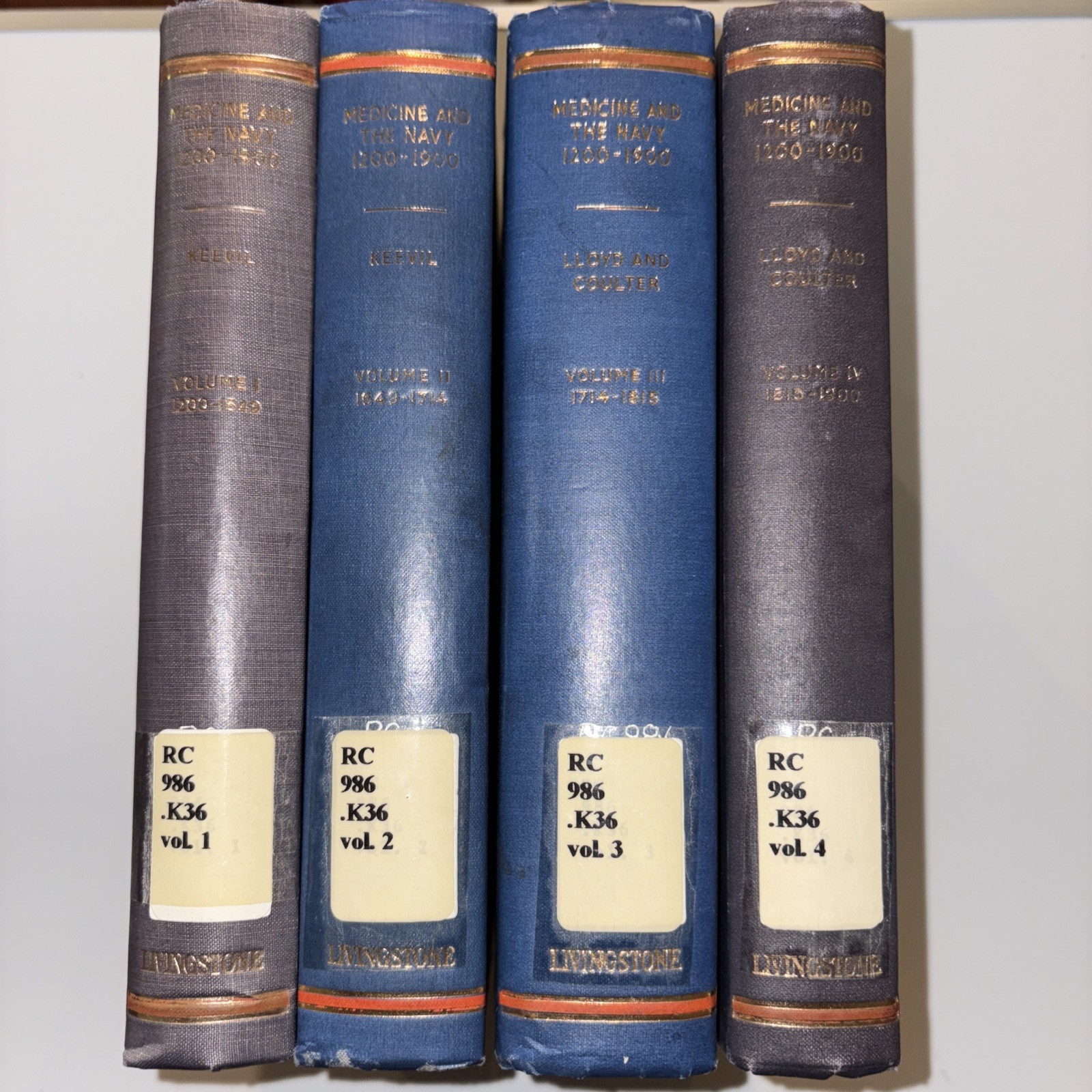 Medicine and the Navy 1200-1900 set