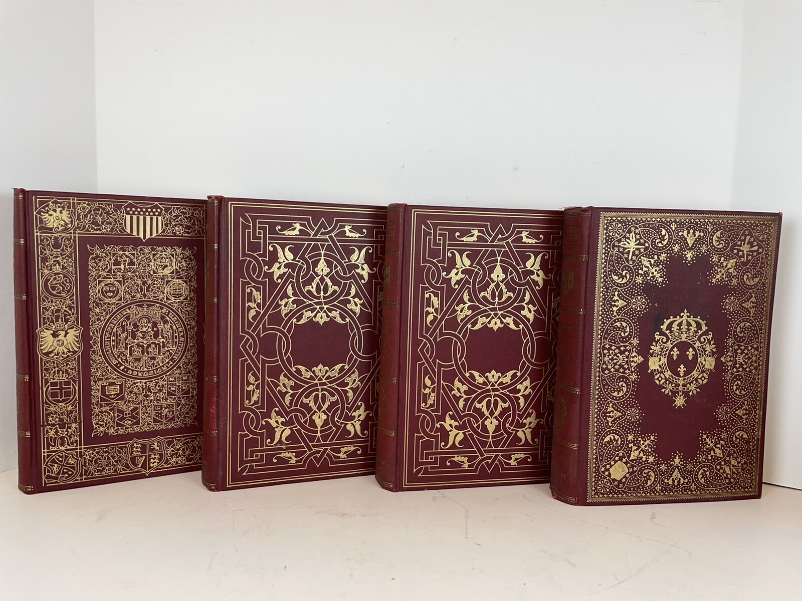 Antique RARE 1911 International University Lectures Book Set Vol 3, 4, 6, 7