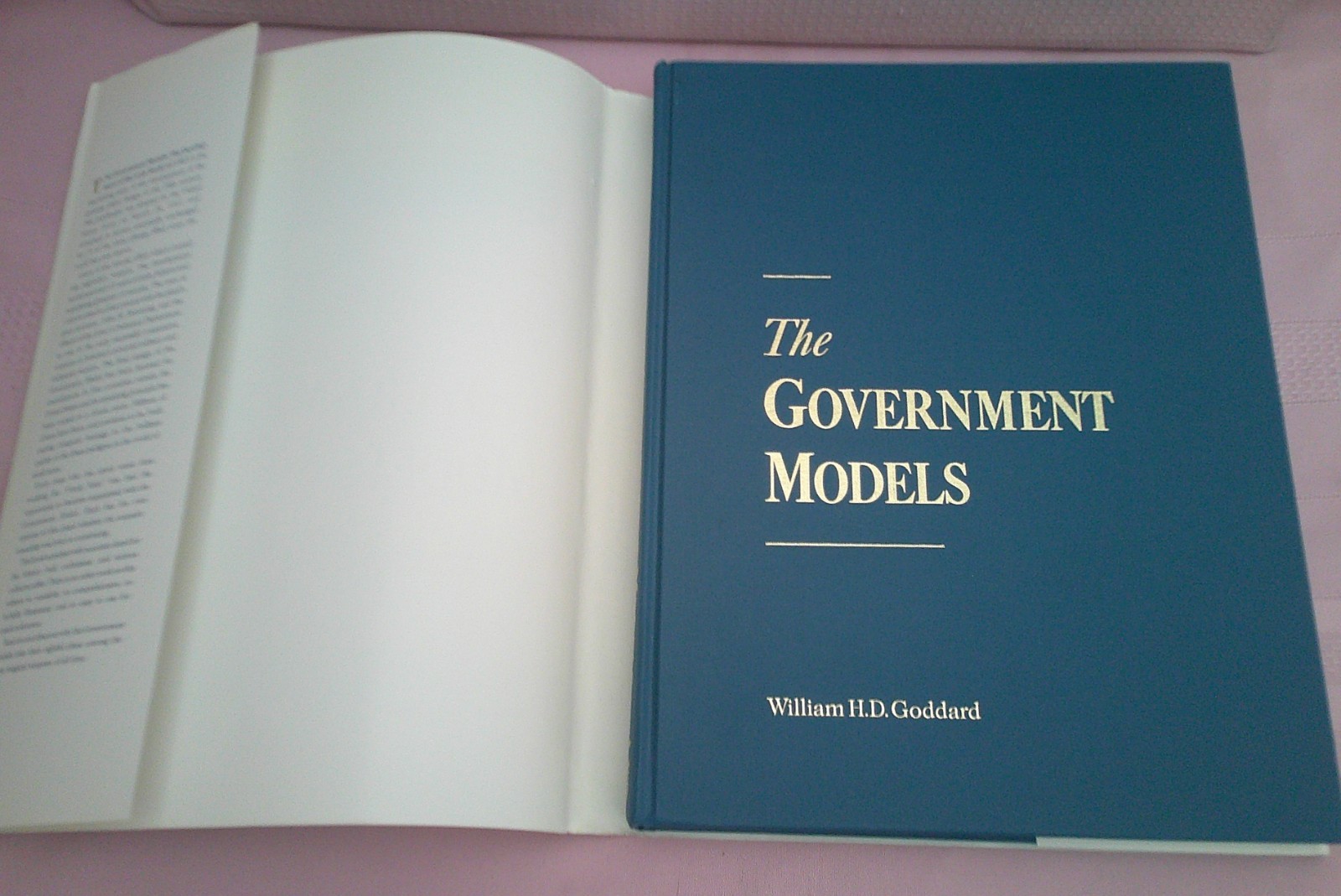 The Government Models Colt 1911 Book by W Goddard 1988 1st Edition W Dust Jacket