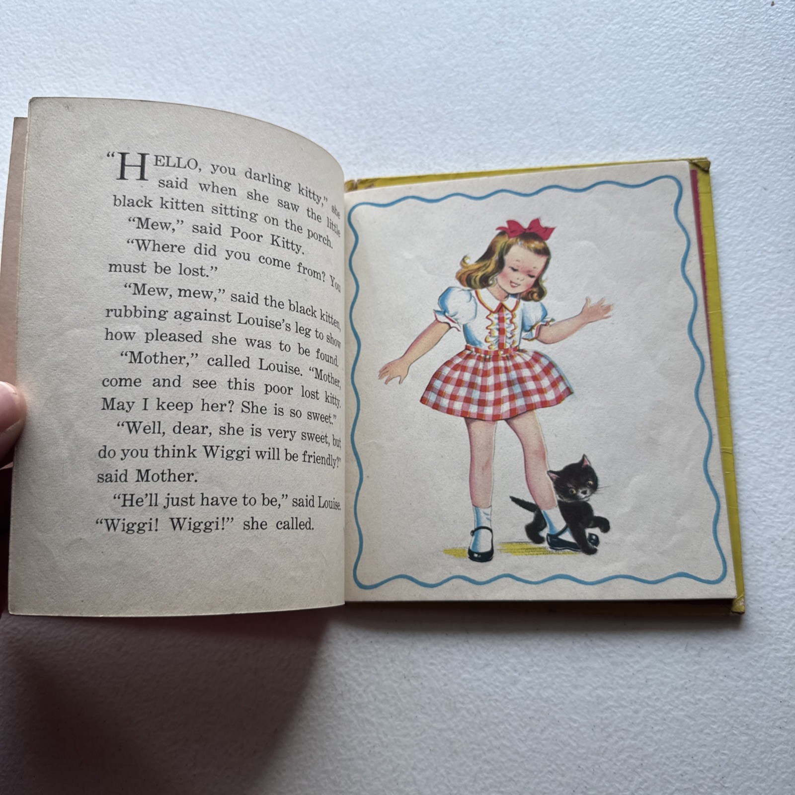 Poor Kitty By Elizabeth Tedder 1945 Vintage Kids Book Whitman Publishing Company