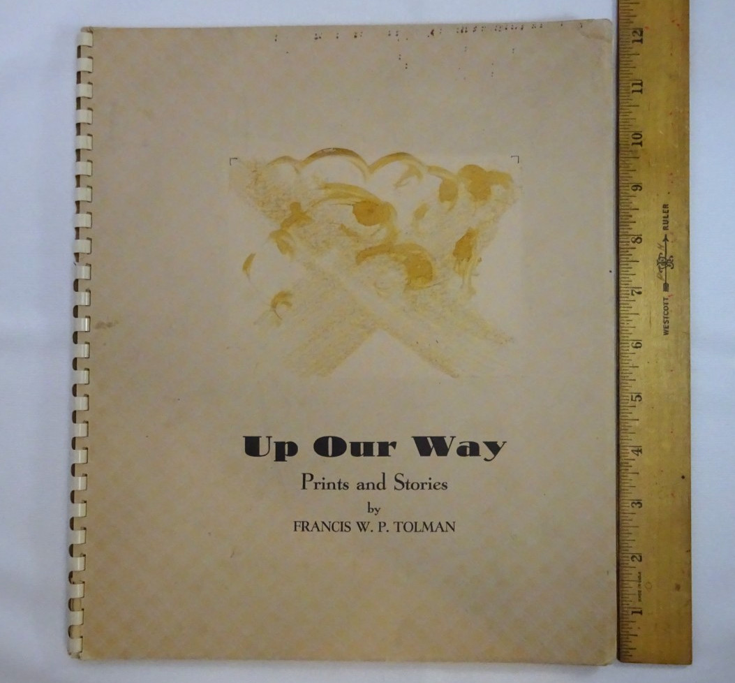 WORN 1942 OLD FASHIONED PRINTS & STORIES SIGNED by FRANCIS W.P. TOLMAN 38 PAGES