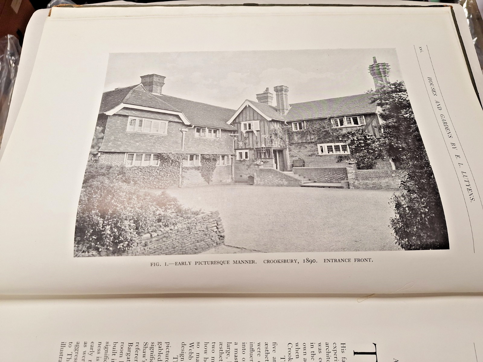 E.L. LUTYENS Houses & Gardens by 1914 Described & Criticised by Lawrence Weaver