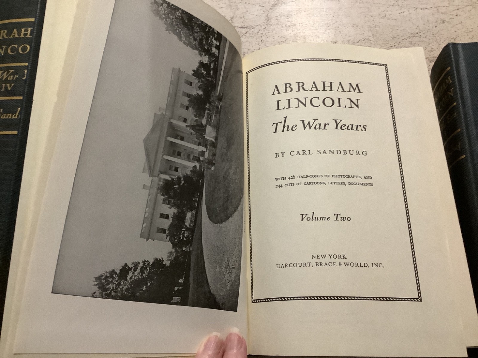 Abraham Lincoln The Prairie Years & War Years 6 Vol Complete Set Carl Sandburg