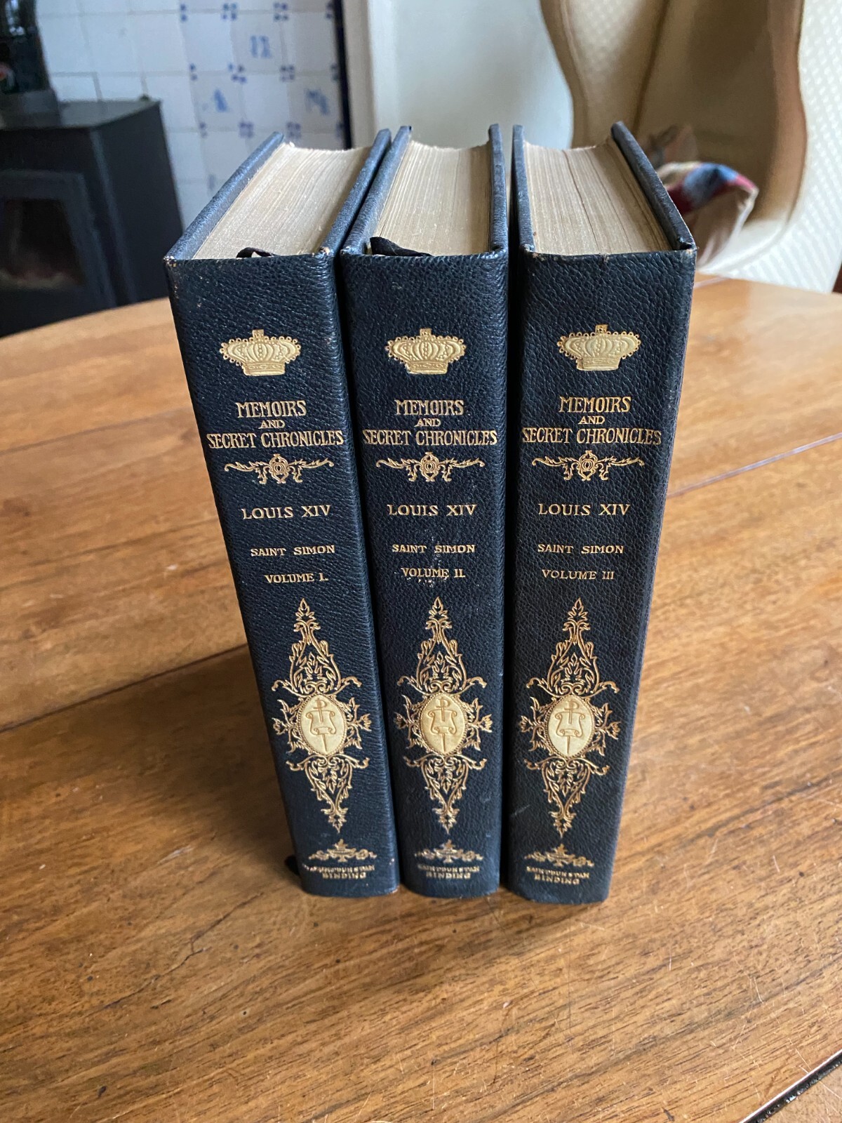 Louis X1V -Saint-Simon Vols 1-3 St Dunstan Society 1901