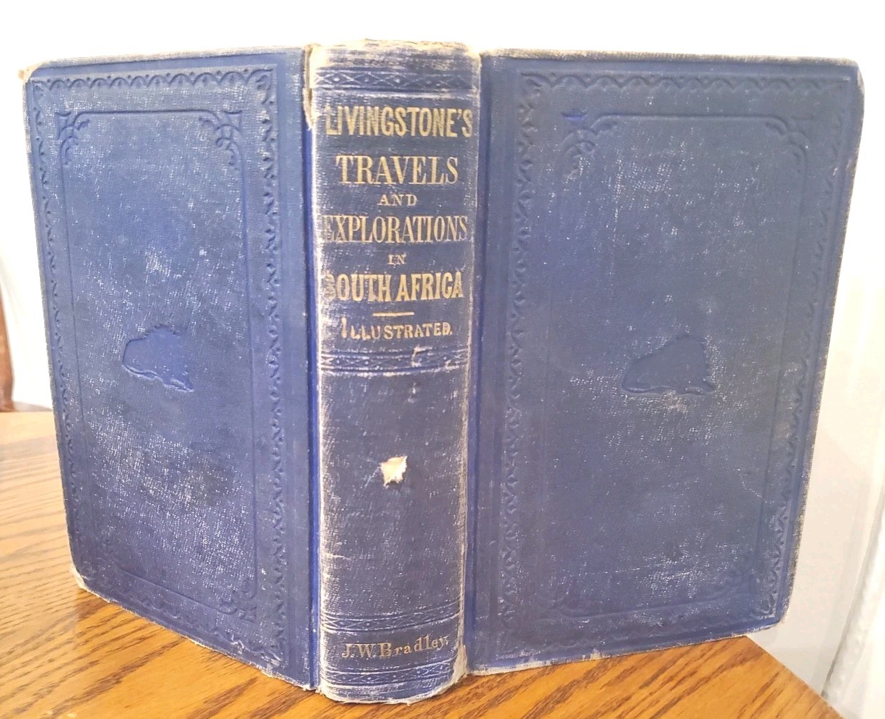 Livingstone’s Travels and Researches in South Africa 1858 Hardcover Rare!