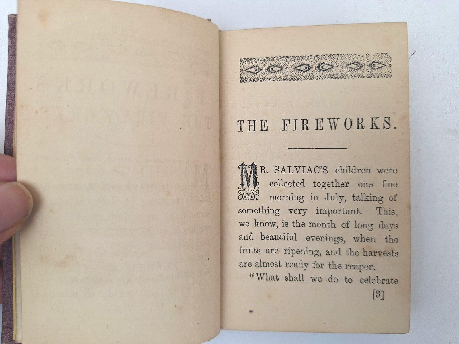 The Fireworks Mrs M. Harrison Robinson Madame Guizots Daughter Antique Book 1871