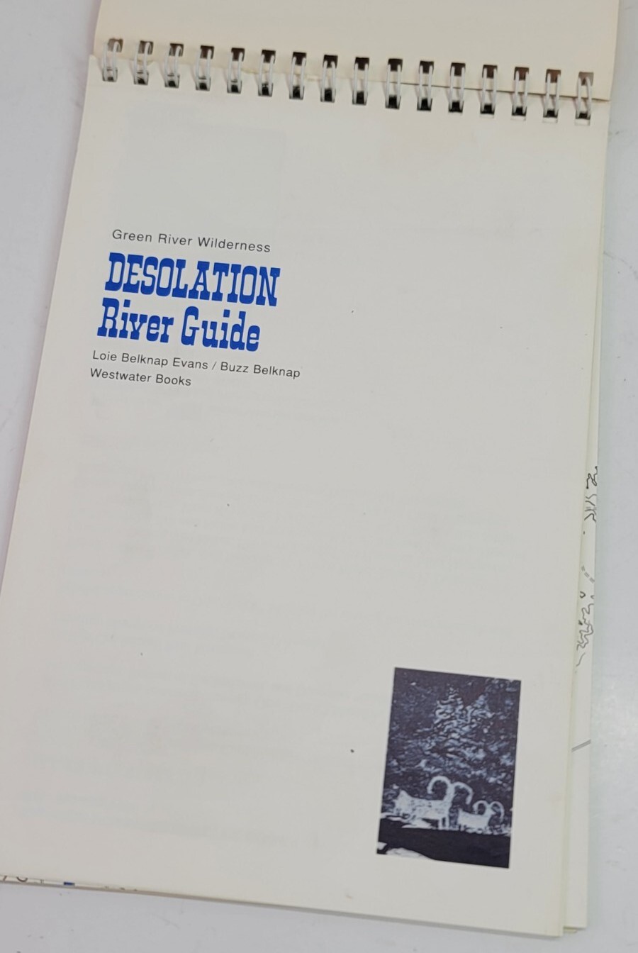 Green River Wilderness Desolation River Guide Belknap Wire Comb Book 1990 Rare