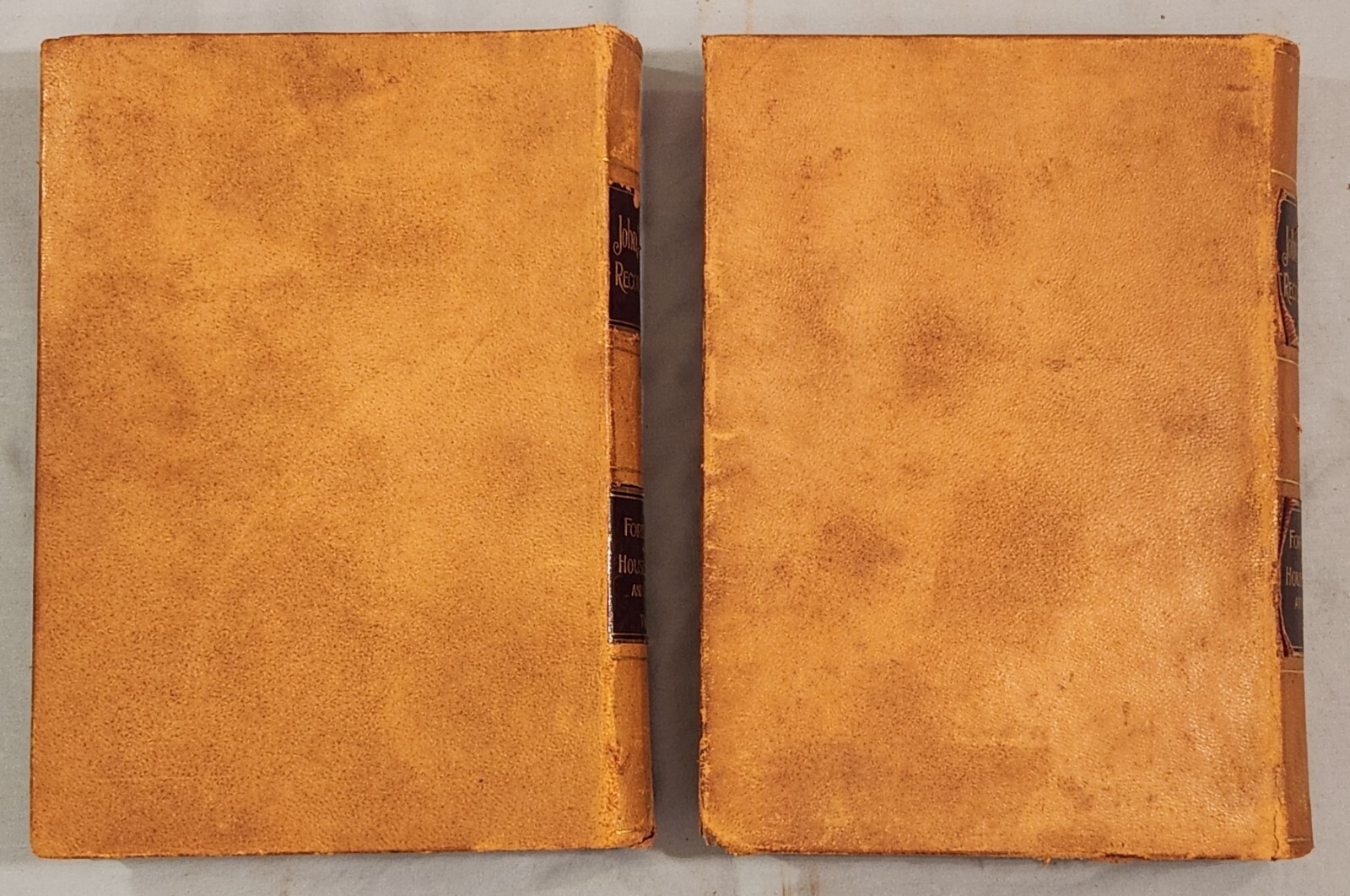 John Sherman’s Recollections of Forty Years in the House and Senate. Leather.