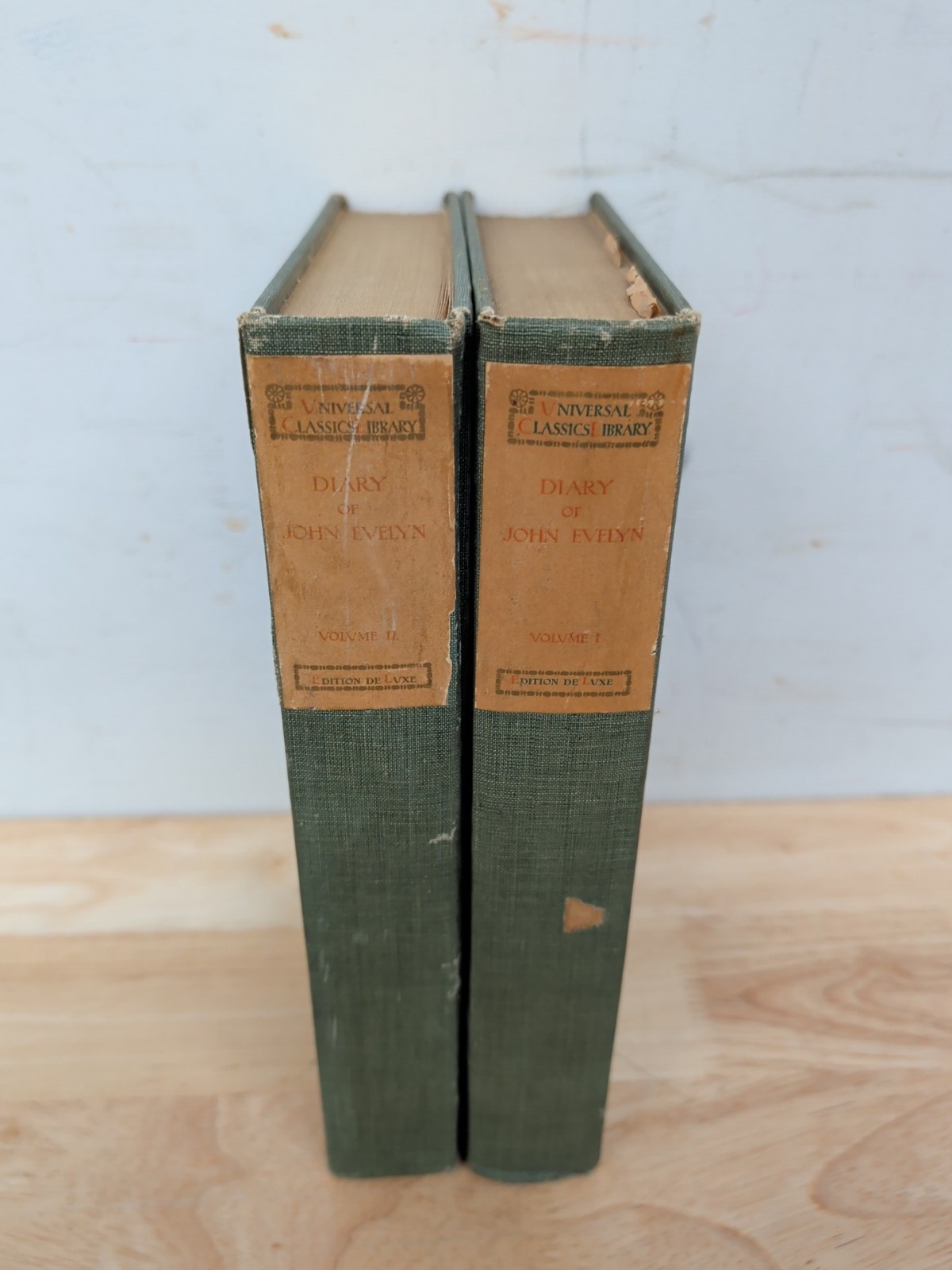 The Diary of John Evelyn – UNIVERSAL CLASSICS LIBRARY – 2 vol set