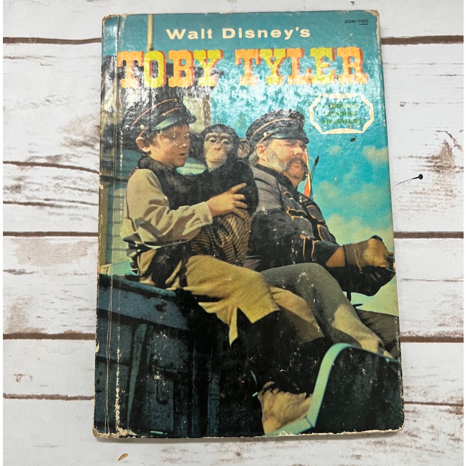 Walt Disney Toby Tyler Book Golden Press Vintage 1960s Circus Story Hardcover OS