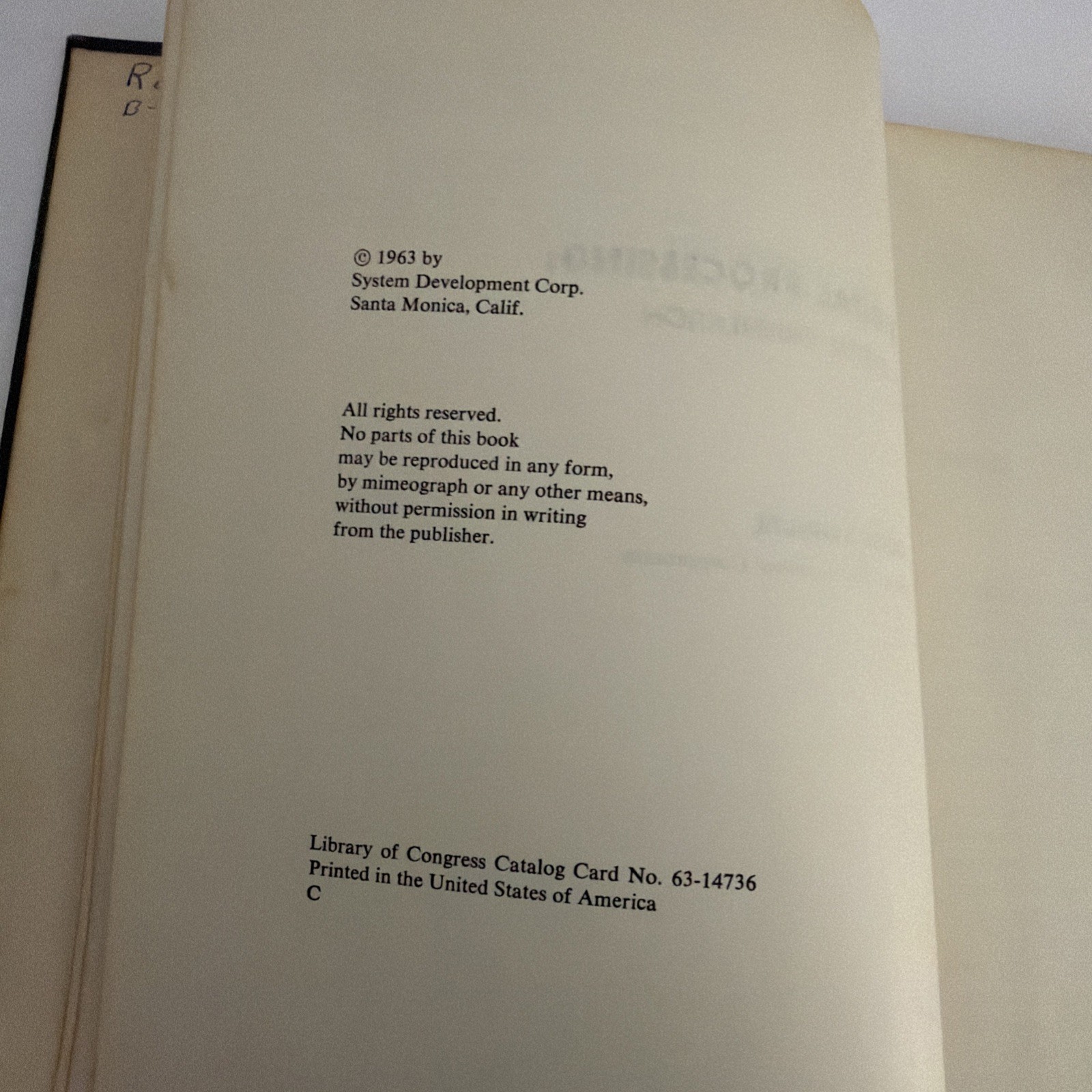 Louise Schultz Digital Processing: A System Orientation 1967 Prentice Hall HC
