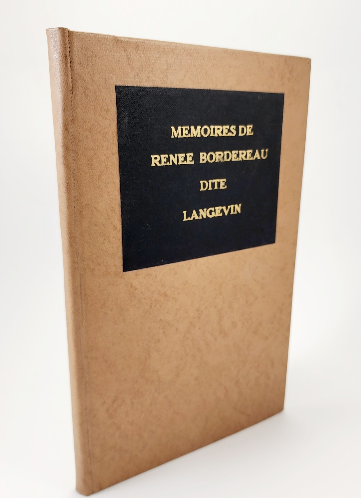 Memoires de Renee Bordereau Michaud 1814 Antique French 1st Edition The Angevin