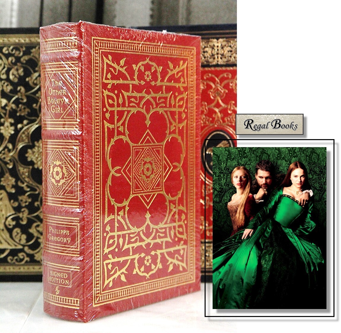 THE OTHER BOLEYN GIRL Philippa Gregory RARE- Easton Press?SIGNED?SEALED w/ BOX