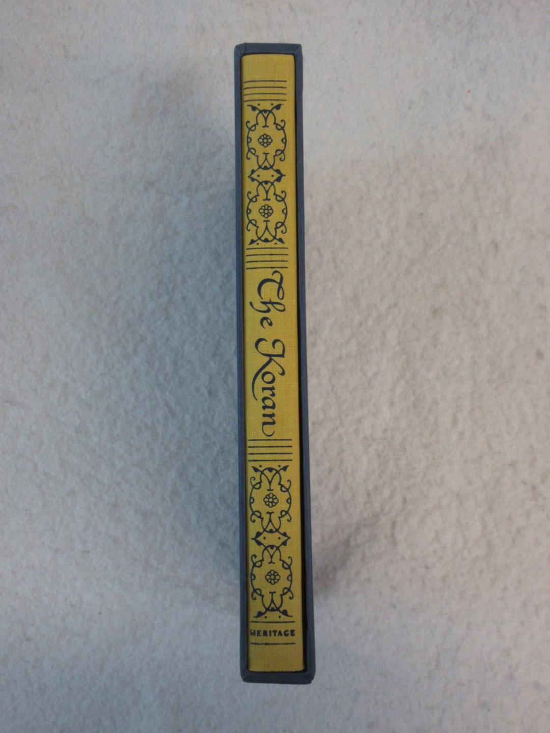 THE KORAN Valenti Angelo Heritage Press 1993 in Slipcase w/ Sandglass
