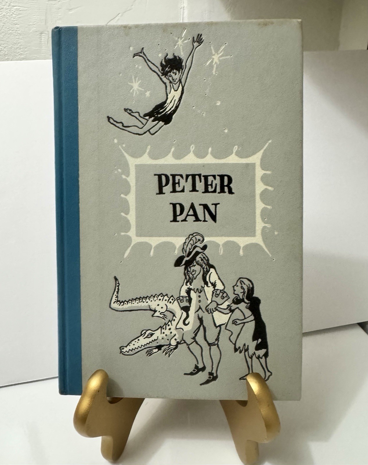 Peter Pan JM Barrie Illustrated HC Junior Deluxe Edition 1950 Scribner No DJ