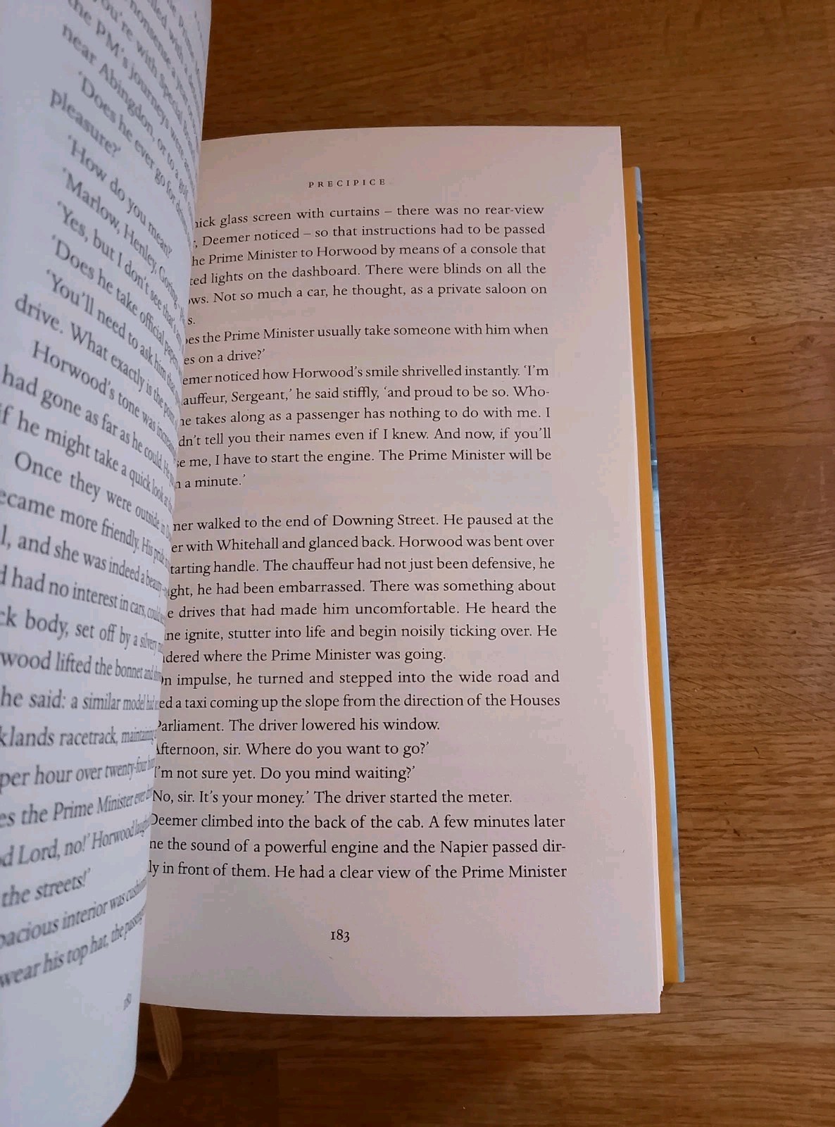 BOOK – SIGNED Robert Harris Precipice First Edition Hardback Novel 2024
