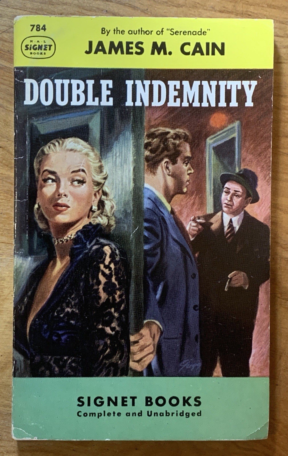 Double Indemnity by James M. Cain – vintage 1950 Signet crime pb, Gregg GGA