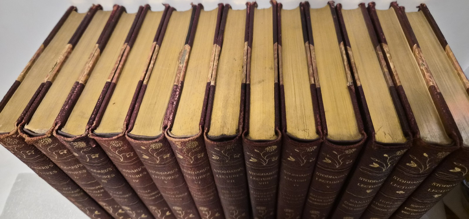 Antique: John L. Stoddard’s Lectures 13 Vol Set (1905) (see photos:)