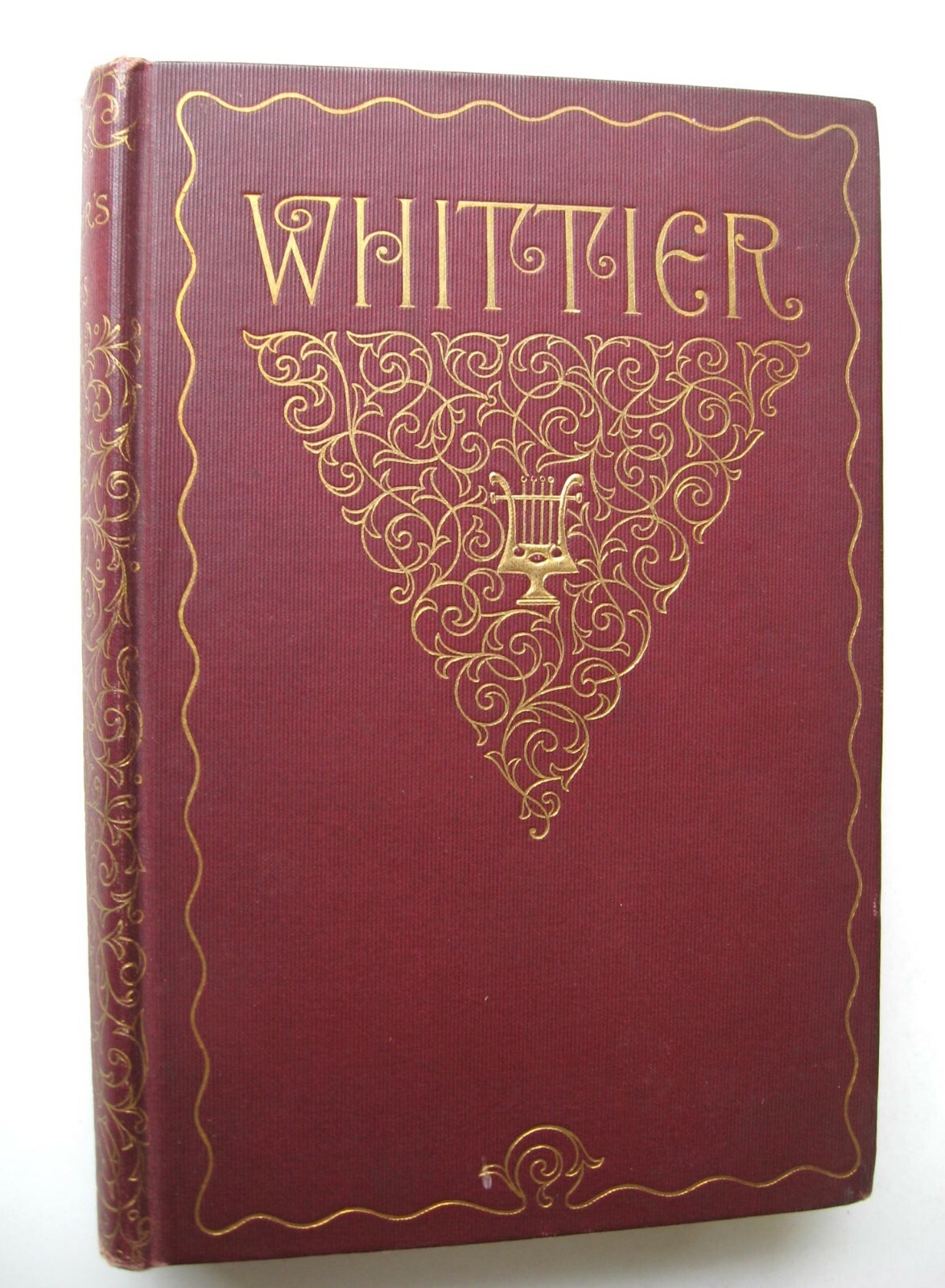 THE EARLIER POEMS of John Greenleaf Whittier HC circa 1899 ILLUS – K