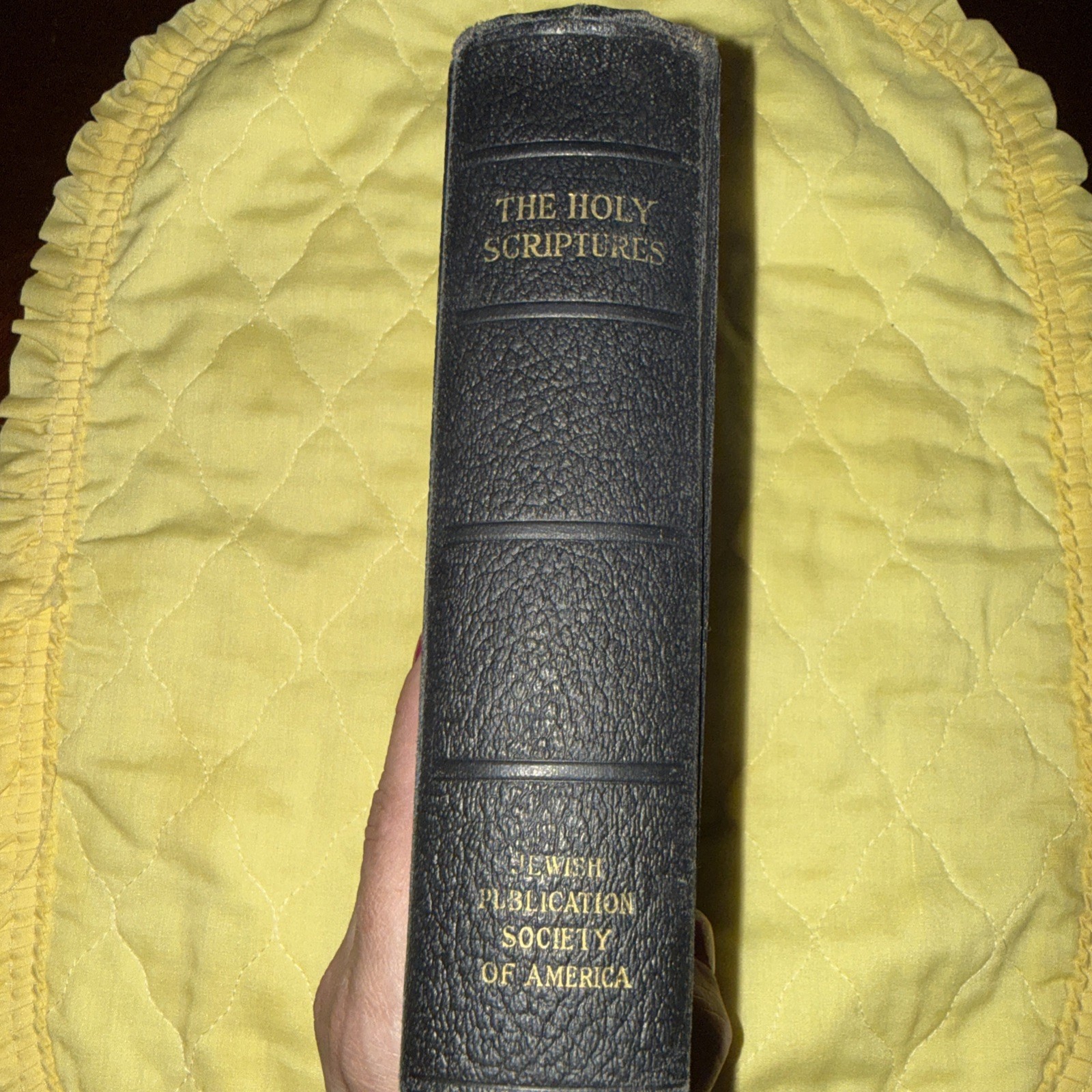 Holy Scriptures Masoretic Text 1949 23rd Impression Jewish Pub Society- GOOD