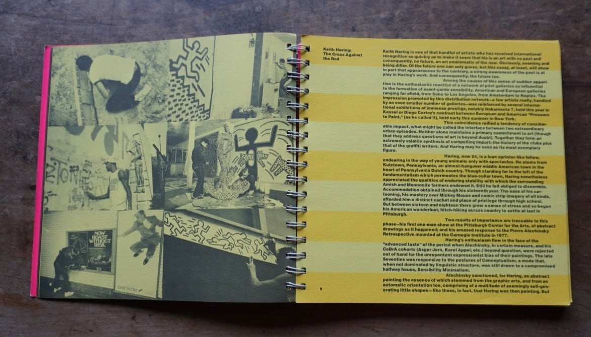 Keith haring “ Tony Shafrazi Gallery 1982 “ Exhibition Catalog Made in USA