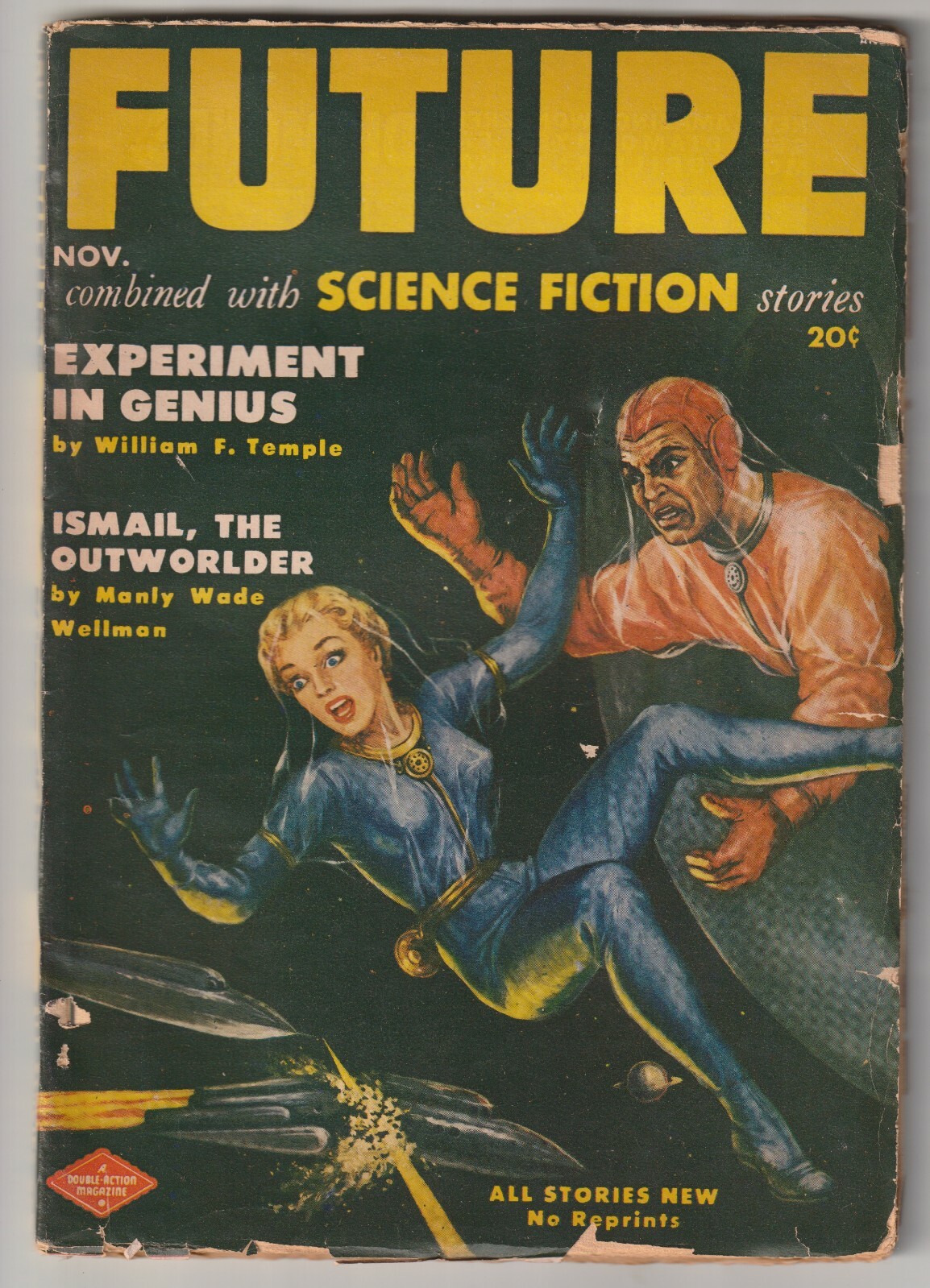 Future Science Fiction pulp Nov 1951 Manly Wade Wellman de Camp